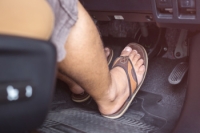 Foot Pain from Driving in Flip-Flops